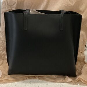 Portland Leather Classic Black Tote